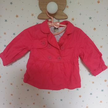 Caban / trench rose 6 mois