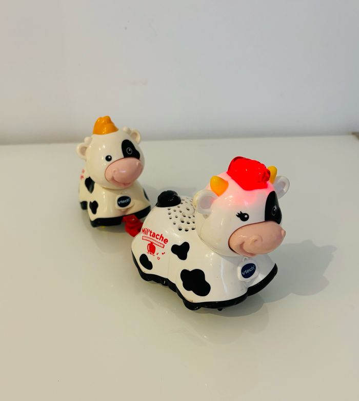 Vtech Tut Tut Animo duo maman Mil tache la maman vache et Milo le bébé animal parlant musical interactif calendrier de l’avent super maxi zoo ferme jungle papa animaux bolides voiture copains lot SOP77