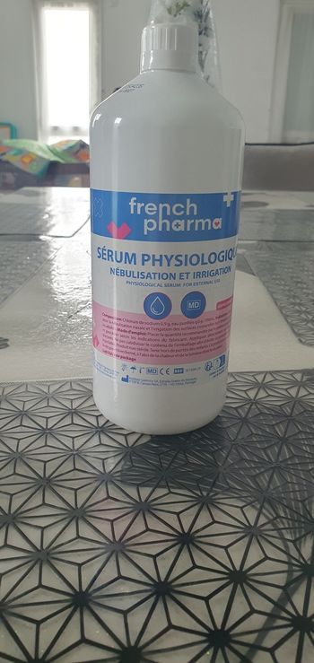 Flacon sérum physiologique 1L