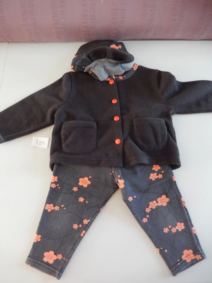 Ensemble fille pantalon + veste - photo numéro 2