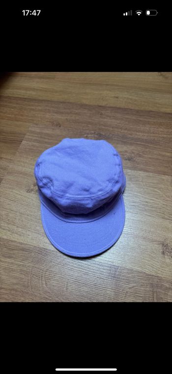 Casquette bébé fille 1-2 ans violet 49 cm