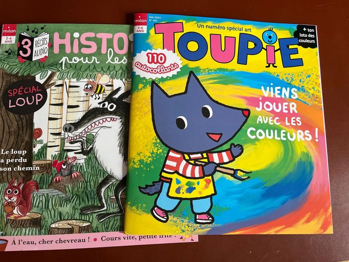 Lot 2 magazines Toupie et Histoires pour les petits