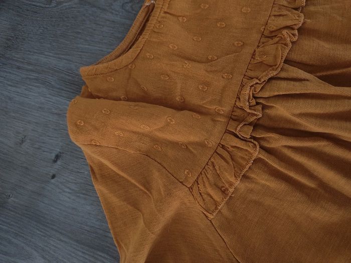 Blouse fille moutarde 8 ans - photo numéro 6