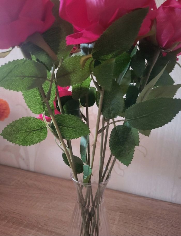 Bouquet de roses artificielles - photo numéro 4