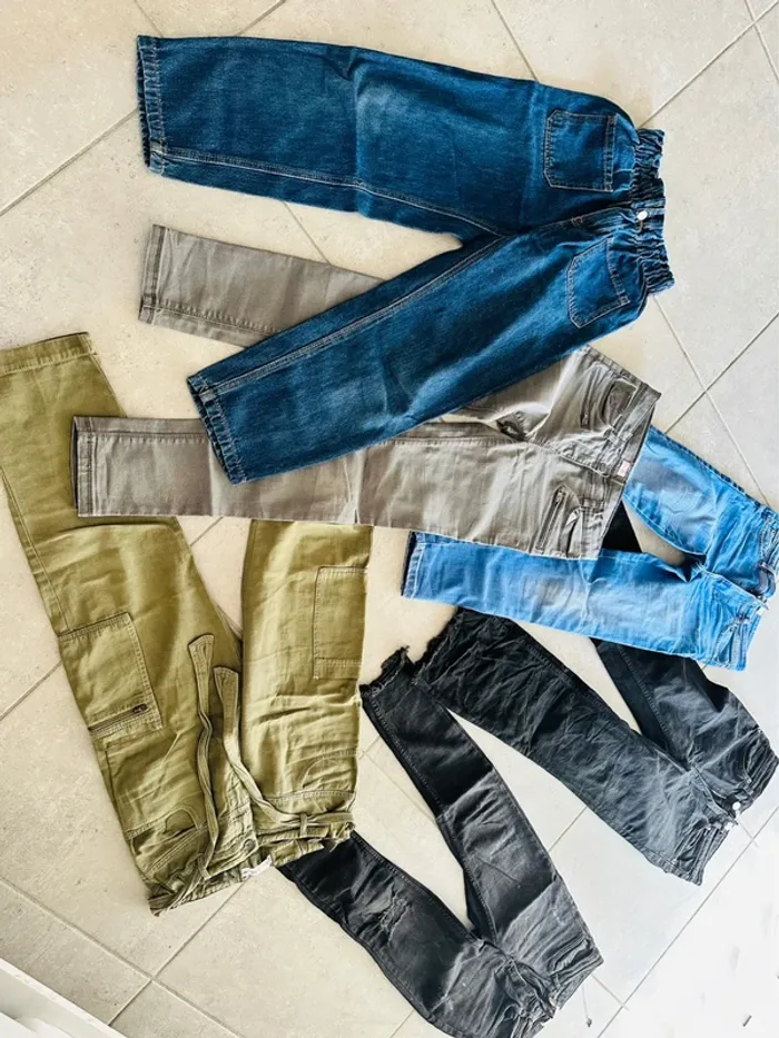 Lot pantalon fille
