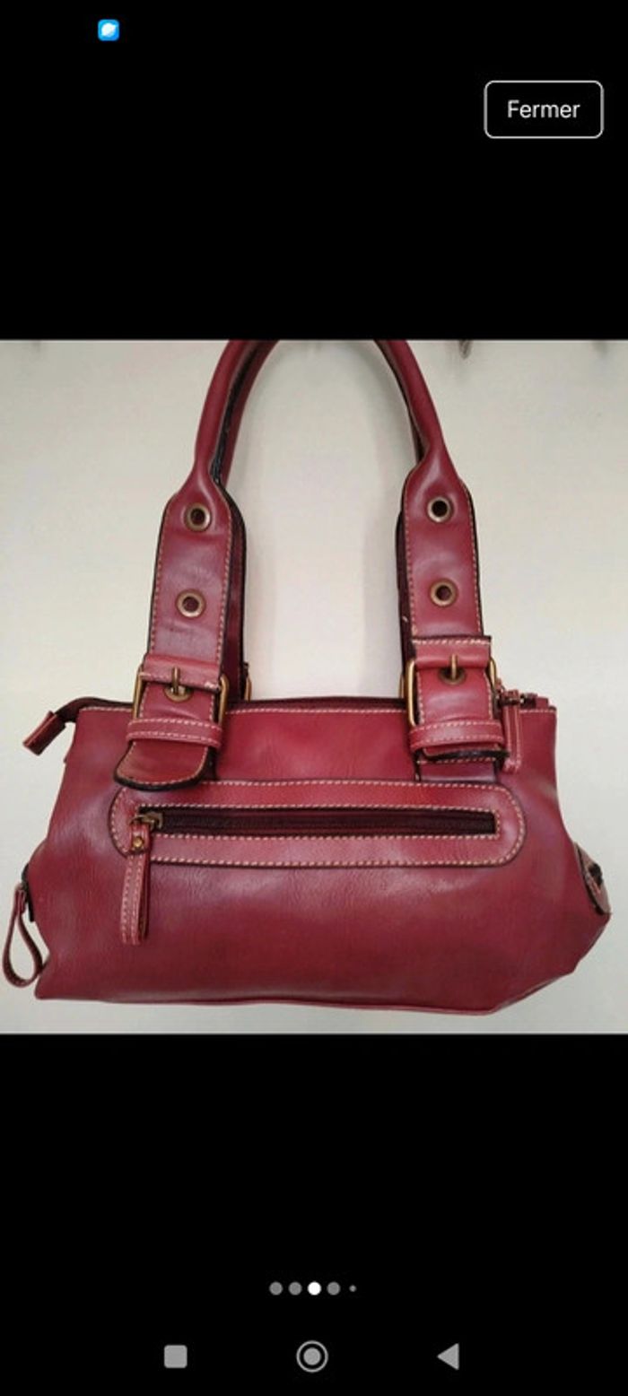 Sac à main similicuir cuir épaules vintage dressing