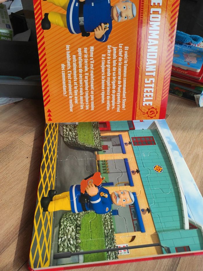 Mon grand livre puzzle sam le pompier - photo numéro 8