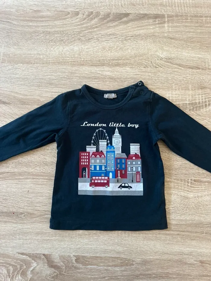 T-shirt Bleu Grain de blé