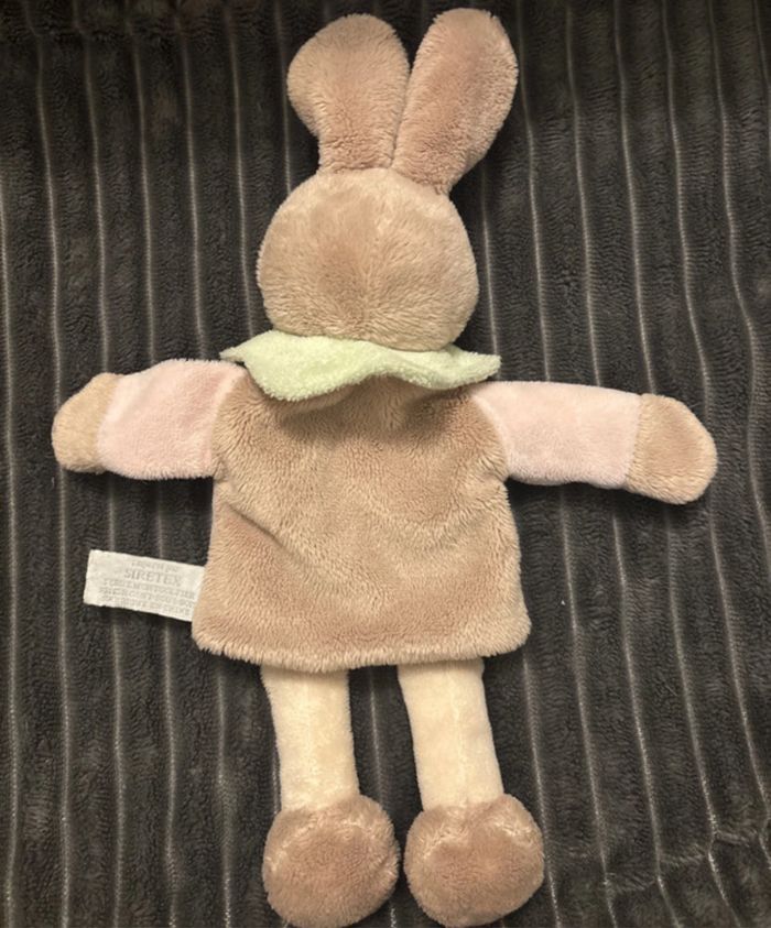 Doudou lapin marionnette - photo numéro 2