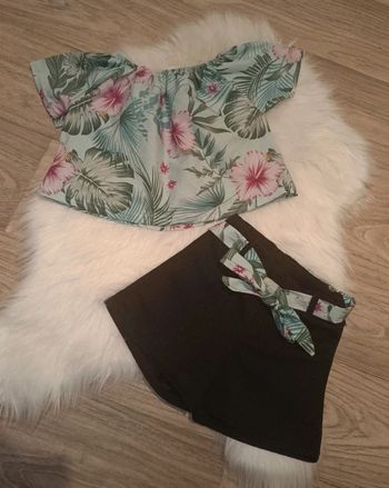 Ensemble d'été floral fille