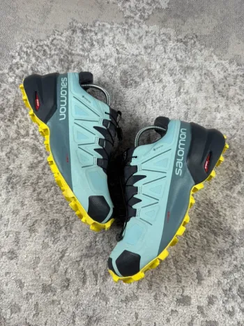 Salomon SpeedCross5 Gore-Tex - Blue & Yellow & Grey