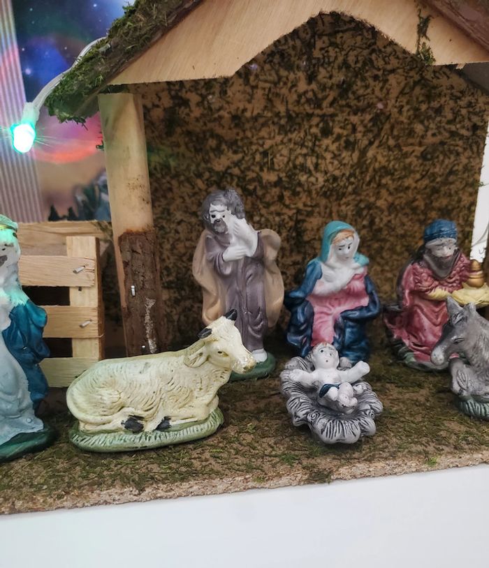Fééric Lights & Christmas Crèche Lumineuse en boîte très bon état  32x13x20 cm env. JJA - photo numéro 6