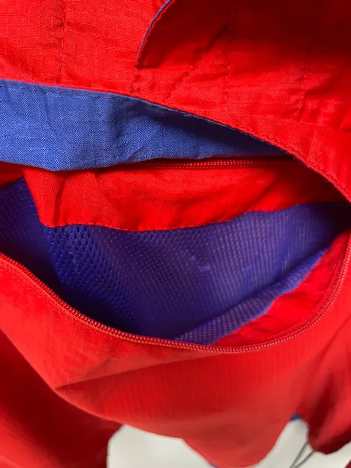 Veste à capuche vintage Patagonia homme L rouge 1/4 zip années 90 Made in USA 🇺🇸 - photo numéro 8