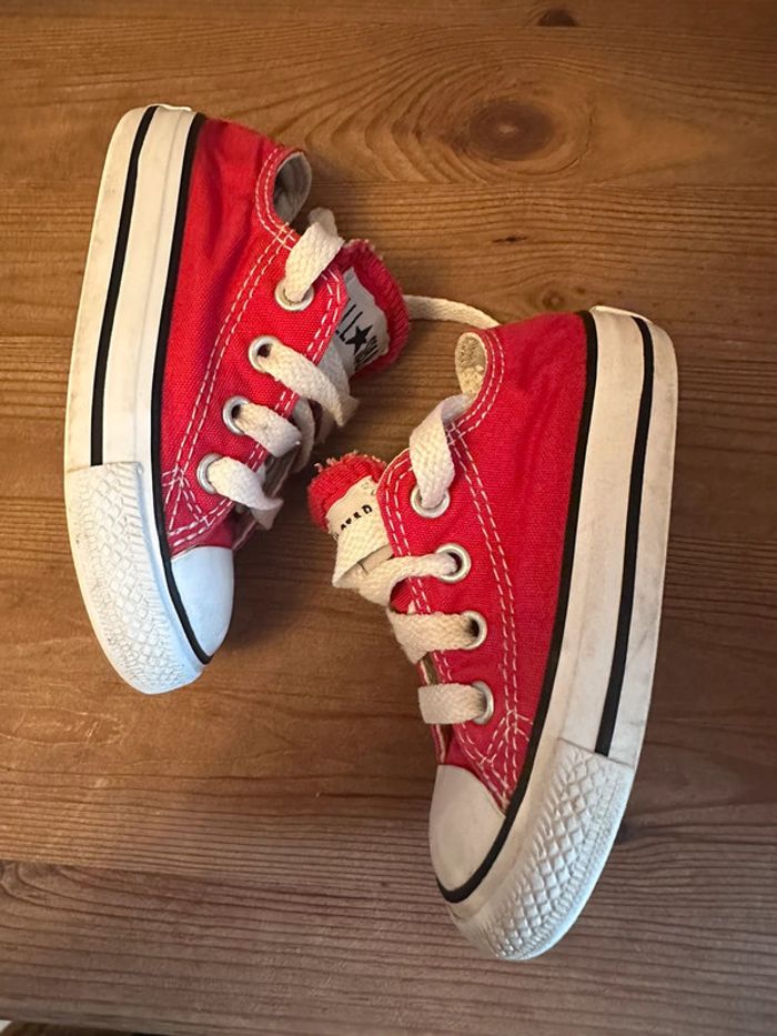Converse basses rouge 21 - photo numéro 2