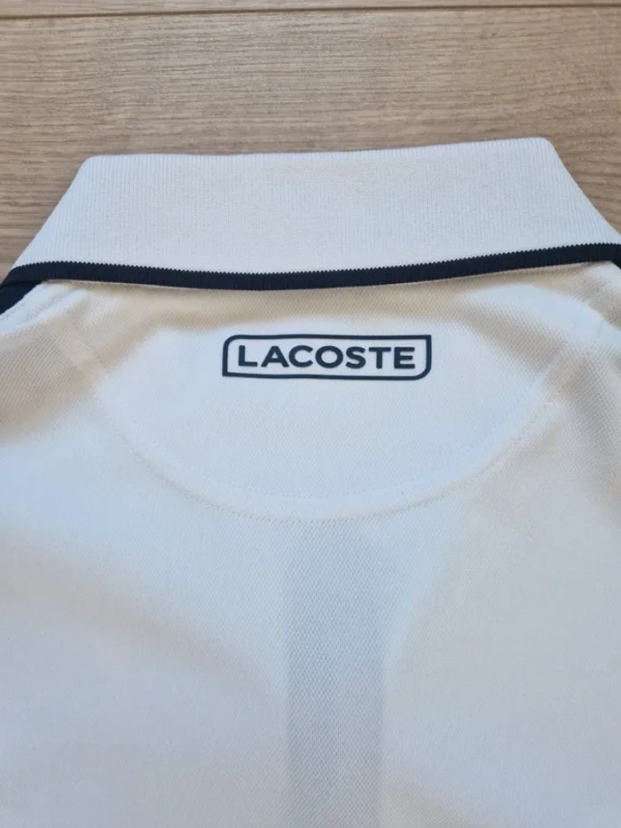 Polo Lacoste Sport Blanc taille M / FR 4 - photo numéro 8