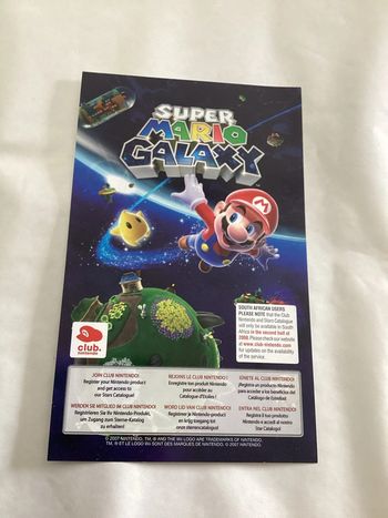 carte Nintendo wii club nintendo VIP non gratter super mario galaxy