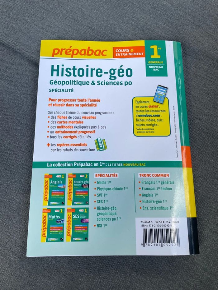 Histoire géo hggsp bac 1ere spécialité prepabac - photo numéro 2