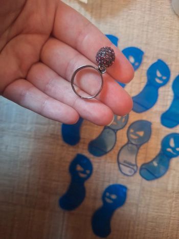 Bague fantaisie boulet