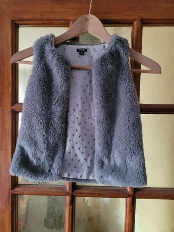 Veste imitation fourrure sans manche 3 ans kiabi