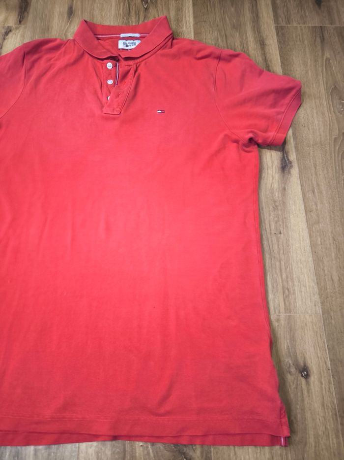 Polo rouge tommy Hilfiger, taille xxl, très bon état - photo numéro 4