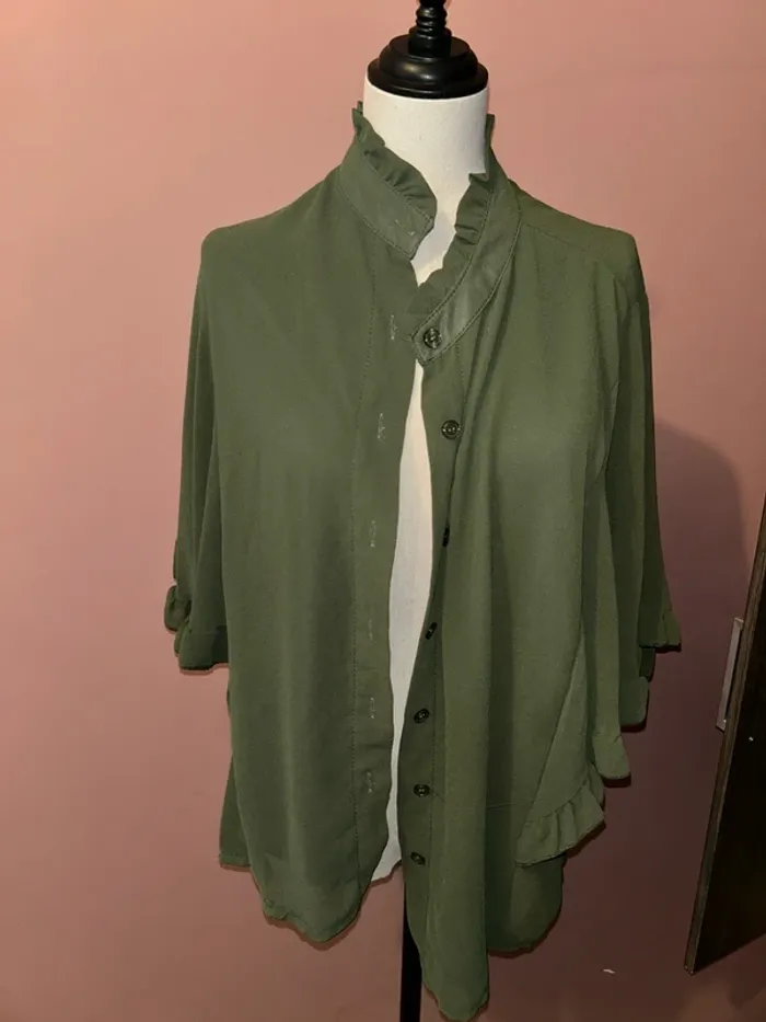 Chemise verte
