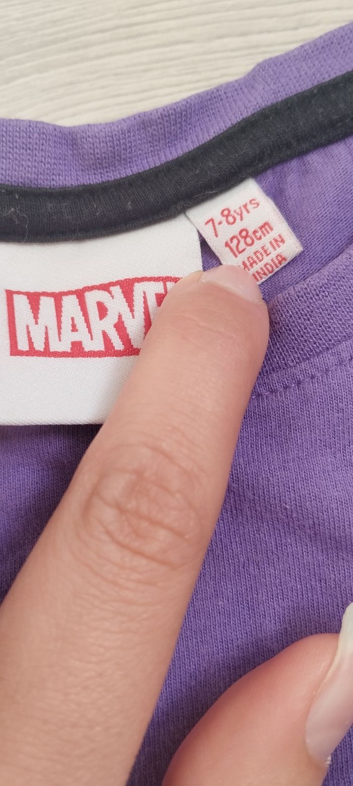 T-shirt ML garçon 7/8 ans Marvel - photo numéro 3