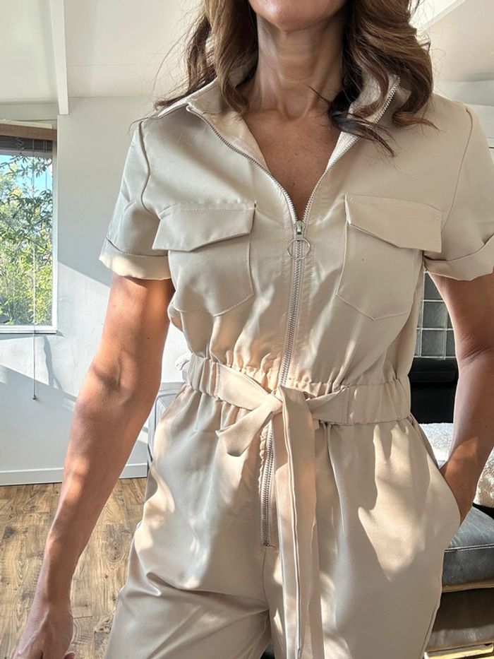combinaison beige taille S - photo numéro 3