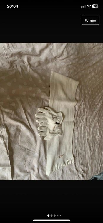 Écharpe et gants