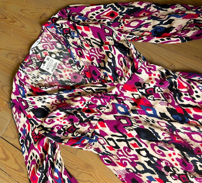 Robe Zara motifs géométriques M étiquettée - photo numéro 3