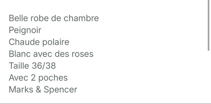 Robe de chambre - photo numéro 10