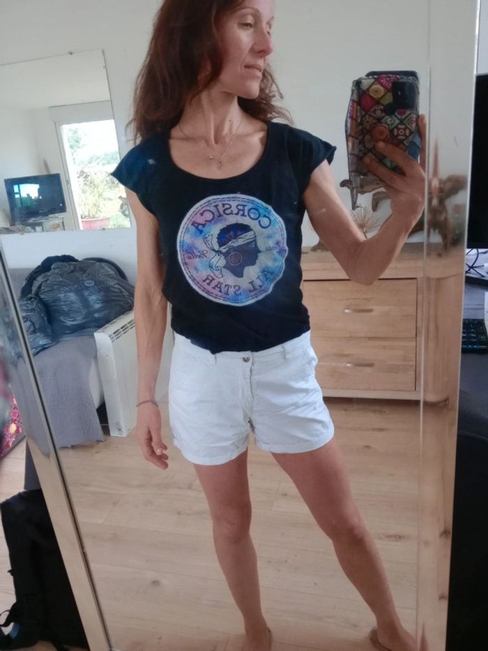 T-shirt femme m noir Corsica c85 - photo numéro 2