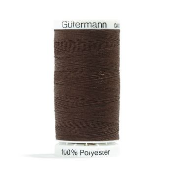 Bobine de fil polyester Gütermann - Beige - Marron - COL 696 - 250 m - 100 % polyester