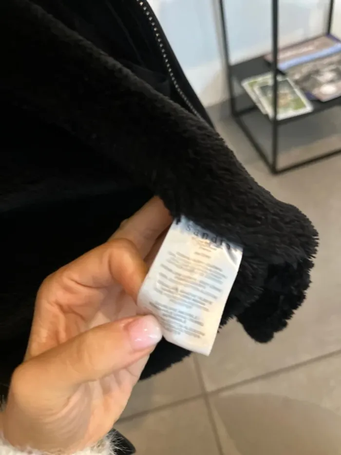 parka homme sandro taille s noir - photo numéro 7