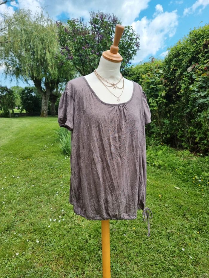 Armand Thiery blouse marron * taille 4 * - photo numéro 4