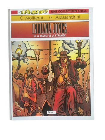 Bande dessinée Indiana Jones et le secret de la pyramide N•3