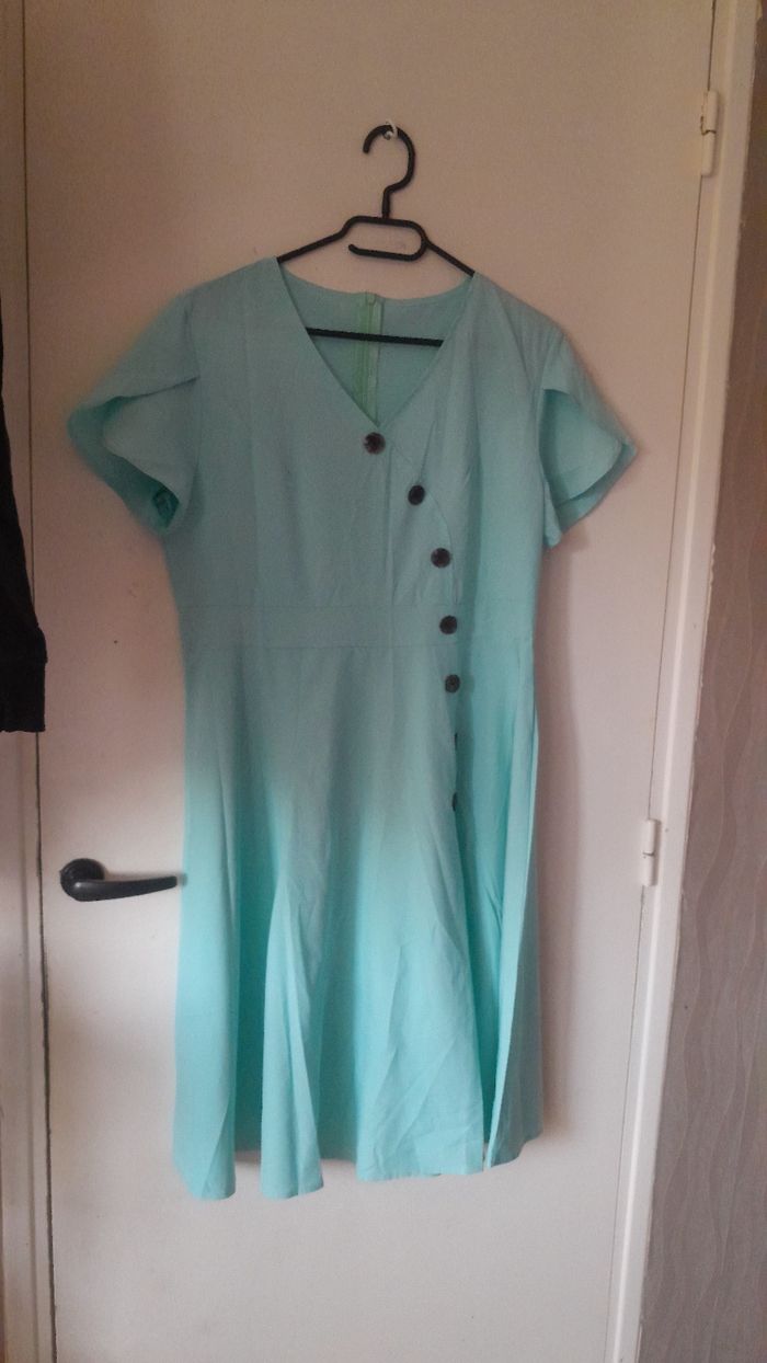 Robe turquoise