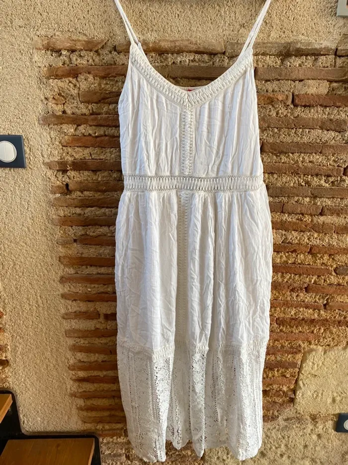 Robe longue blanche