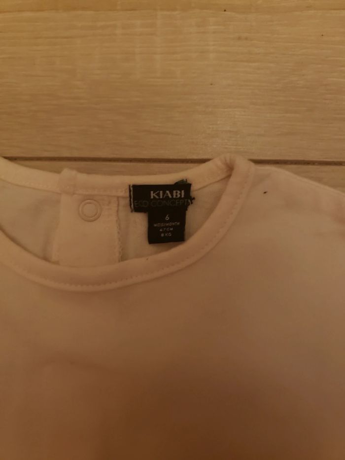 Teeshirt 🎀 Kiabi 6 mois 2€ - photo numéro 3