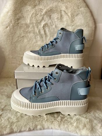 Baskets, bottines bleues 38