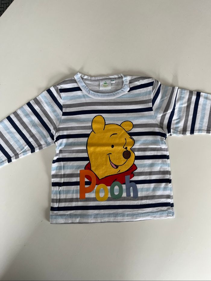 T-shirt manche longue rayé Winnie 24m - photo numéro 2