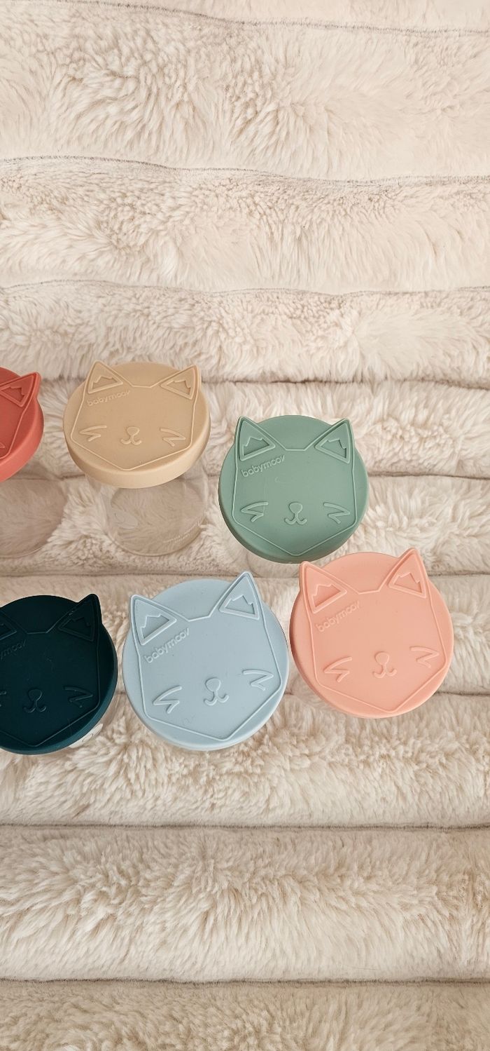 Lot de 8 pots en verre Isy bowls de Babymoov - photo numéro 3