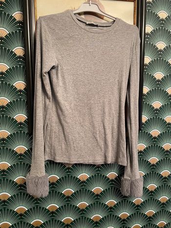 Tee shirt manche longue taille L zara