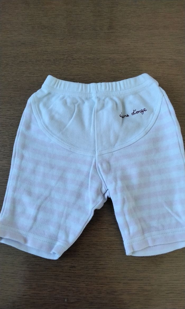 Pantalon ,rayé rose et blanc ,Sucre D'orge, 1Mois - photo numéro 2