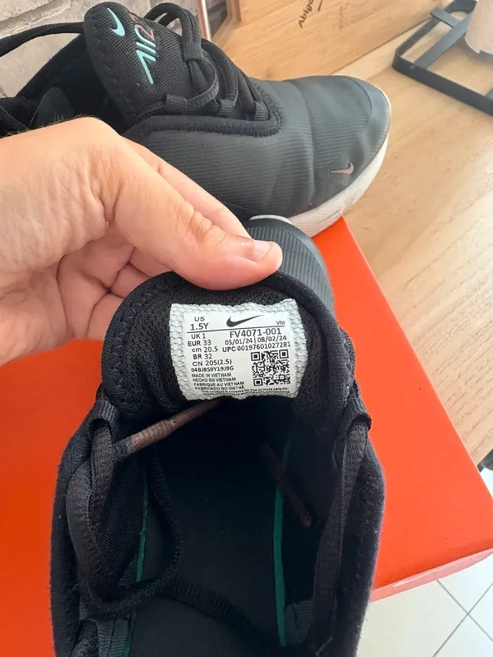 Basket Nike air max 270 T 33 enfant noel cadeau idée - photo numéro 3