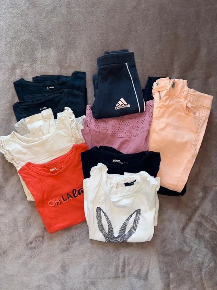Lot de 11 vêtements fille taille 5 ans en très bon état - photo numéro 14