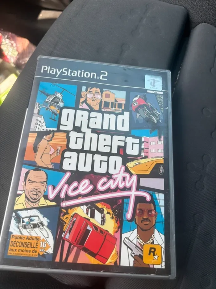 GTA Vice City PS2 – Version PAL – Boîte et jaquette d'origine
