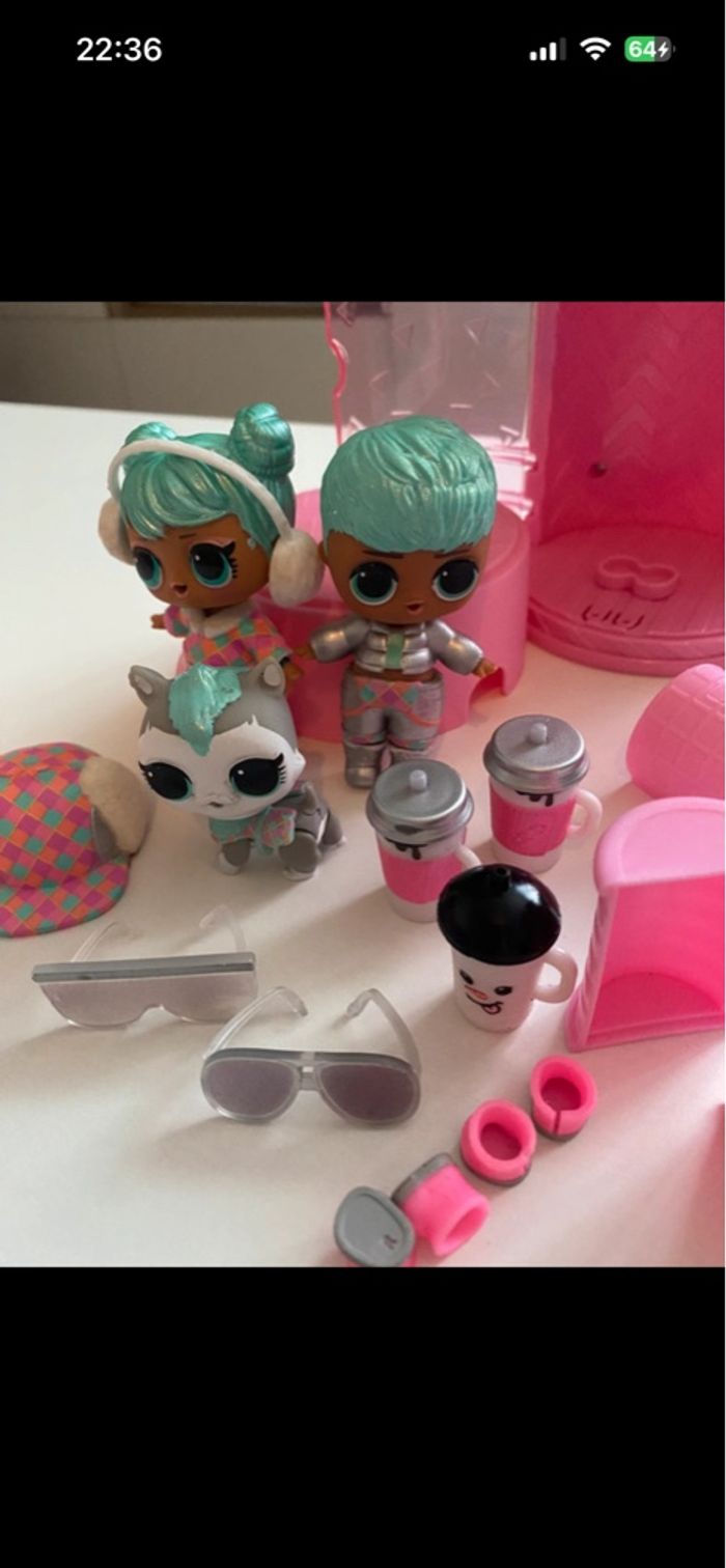 Lot L.O.L. Surprise Winter Disco Chalet Dolls - photo numéro 4