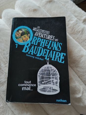 Livre les orphelins de Baudelaire