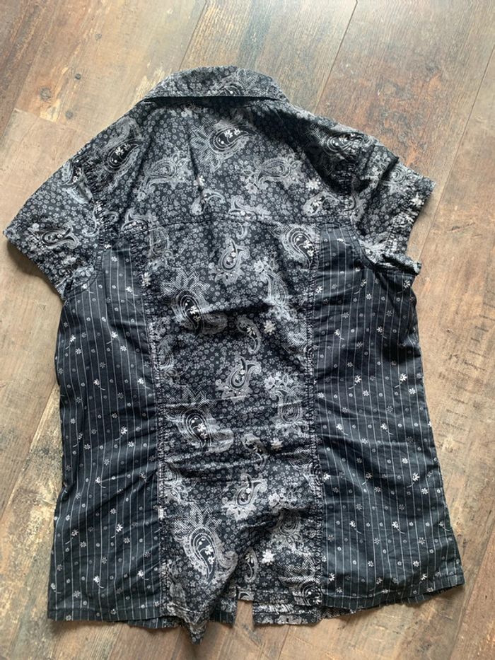Chemise manches courtes fleuries - photo numéro 6