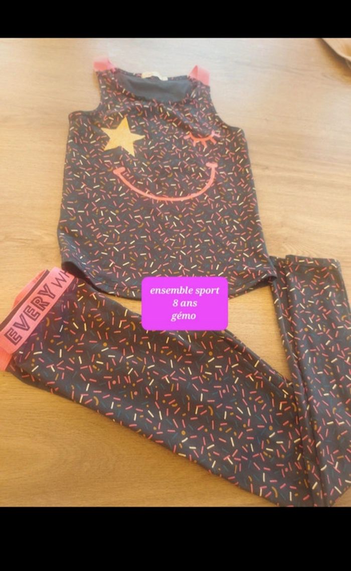 Ensemble sport legging 8 ans